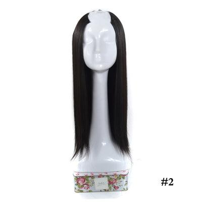 Extensión de Cabello Liso en U - Media Peluca Postiza - Image 2