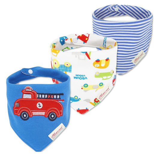 Baberos Triangulares Dobles para Bebé - Pack de 3 Pañoletas Absorbentes - Image 58