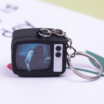 Llavero Miniatura TV Retro Terror Halloween - Accesorio Coleccionable