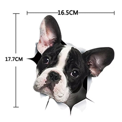 Pegatina 3D Perro Cartoon Divertido para Auto - Diseño Creativo y Personalidad - Image 12