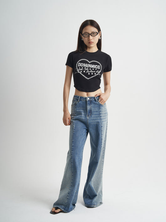Jeans Azul Lavado Corte Holgado para Mujer - Image 11