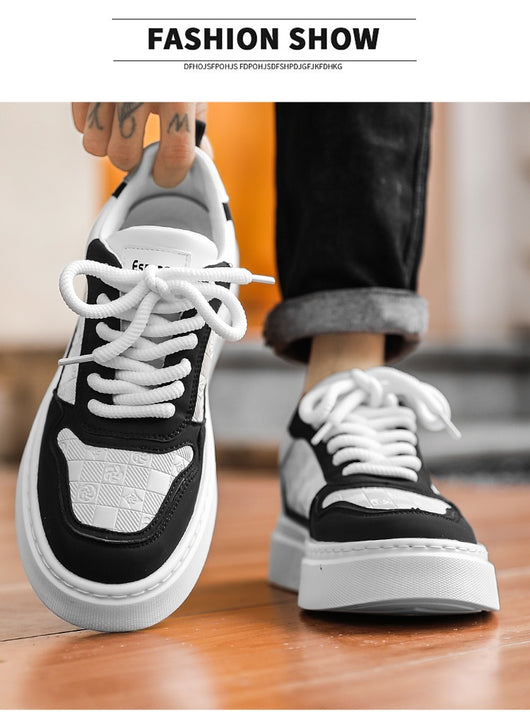 Tenis Blancos Casuales Elevadores de Altura para Hombre - Image 9