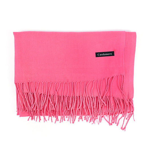 Bufanda Ligera de Color Liso con Flecos Elegantes - Image 15
