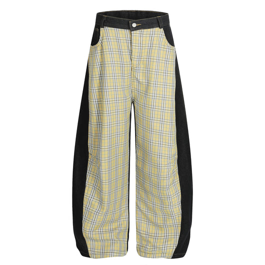 Pantalones Casuales Color Block Hombre - Corte Medio Moderno y Juvenil - Image 2