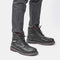 Botas de Nieve para Hombre Talla Grande en Cuero Genuino con Forro Polar