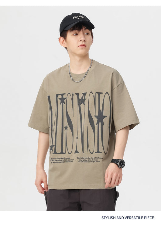 Camiseta Básica de Algodón Cuello Redondo para Hombre - Image 13