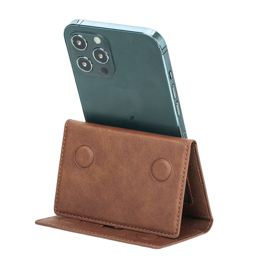 Billetera Magnética Tri-Fold de Cuero con Soporte para Tarjetas - Image 12