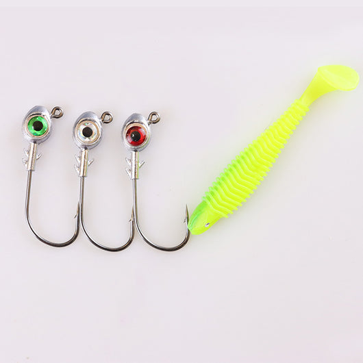 Anzuelo Jig Cambrian Big Eye con Cabeza de Pez - Image 10