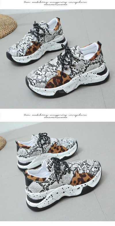 Zapatillas Deportivas Estampado Leopardo Mujer - Comodidad y Estilo - Image 29