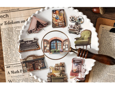 Set de 40 Stickers Decorativos Retro 'Life Love Song' - 4 Diseños DIY - Image 19