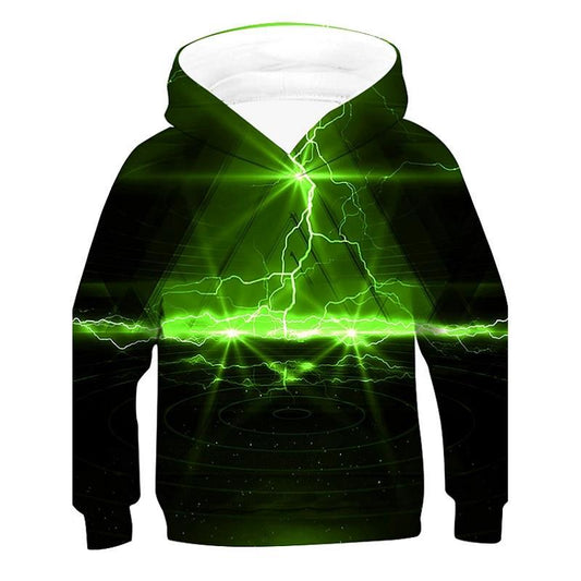 Sudadera Infantil con Impresión Digital 3D Vision