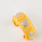 Anillo Elegante Chapado en Oro con Circón Incrustado
