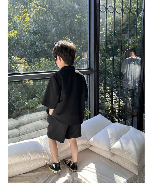 Traje Casual de Manga Corta para Niños - Image 10