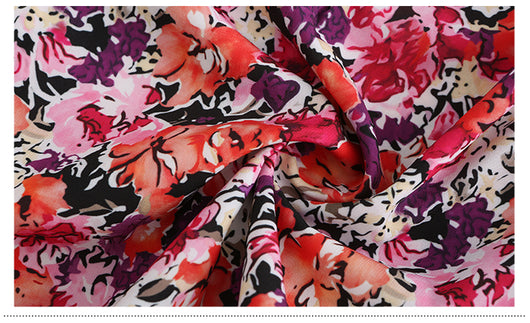 Vestido Floreado con Volantes y Cintura Marcada - Image 9