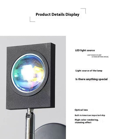 Lámpara Proyector Atardecer para Dormitorio - Luz Ambiental Decorativa - Image 9