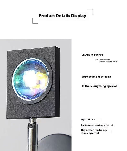 Lámpara Proyector Atardecer para Dormitorio - Luz Ambiental Decorativa - Image 9