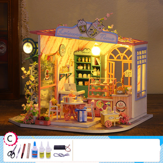 Casa de Ensueño Cottage Flores - Maqueta Artesanal para Armar - Image 14