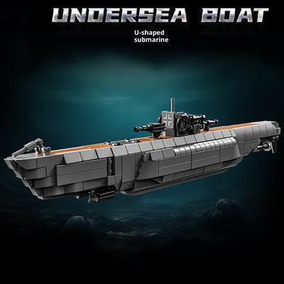 Bloques de Construcción Submarino Militar