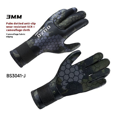Guantes de Neopreno Antideslizantes para Pesca, Natación y Snorkel - Image 7