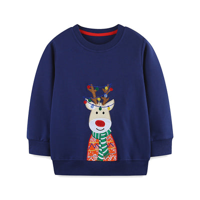 Sudadera Navideña para Niño Estilo Europeo con Bordado Exclusivo - Image 5