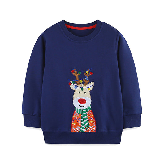 Sudadera Navideña para Niño Estilo Europeo con Bordado Exclusivo - Image 5
