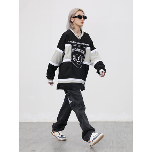Remera Manga Larga Estilo Urbano Oversize - Image 4