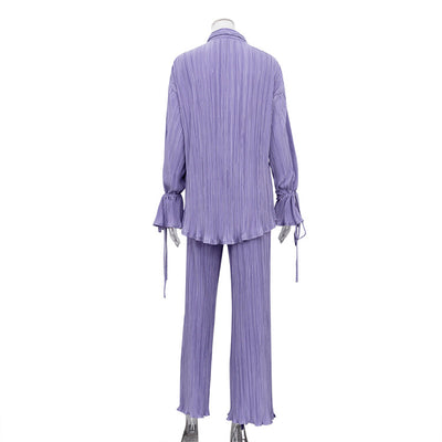 Conjunto Dos Piezas: Blusa Manga Acampanada y Pantalón Pierna Ancha - Image 40