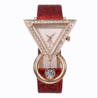Reloj de Mujer con Dial Triangular y Diamantes Engarzados - Image 7