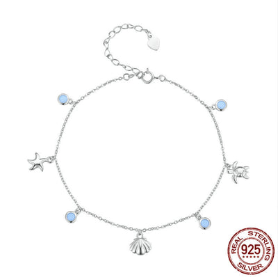 Tobillera de Plata Esterlina 925 Diseño Espina de Pescado Brillante - Image 7