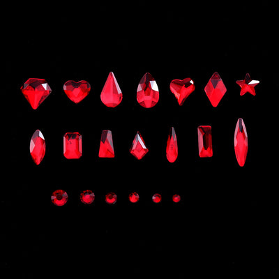 Set de Cristales de Vidrio Fondo Plano con 21 Compartimentos para Decoración de Uñas - Image 8