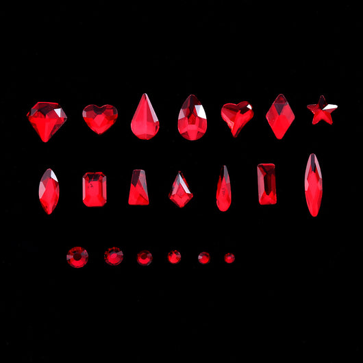 Set de Cristales de Vidrio Fondo Plano con 21 Compartimentos para Decoración de Uñas - Image 8