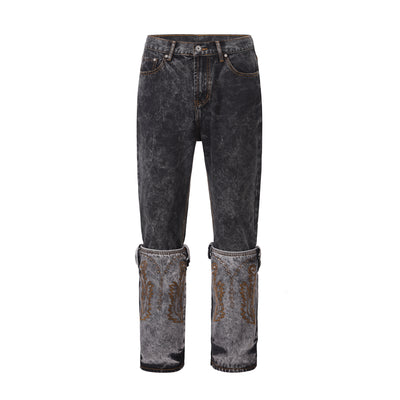 Pantalones Rectos de Diseño Exclusivo Chao Pai Jie Tou - Image 30