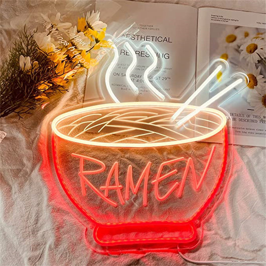 Luz LED de Pared con Diseño de Formas Creativas y Fideos - Image 3