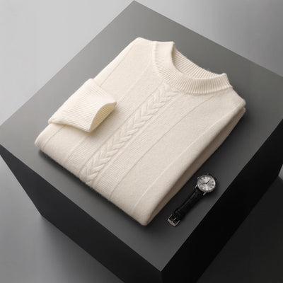 Suéter de Cachemira con Cuello Medio para Hombre - Image 2