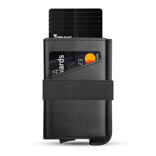 Billetera Compacta de Cuero para Hombre con Porta Tarjetas en Aluminio - Image 8