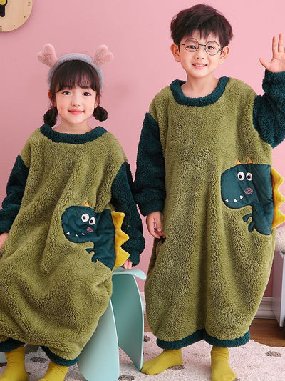 Pijama Dinosaurio Enterizo Cómodo para Niños - Image 4