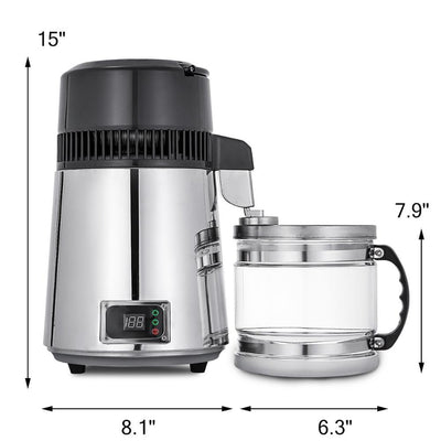 Destilador de Agua Pura 4L Acero Inoxidable Automático - Image 3