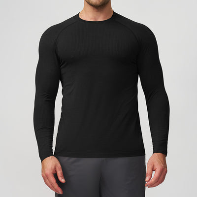 Playera Deportiva Manga Larga Transpirable de Secado Rápido para Hombre - Image 7
