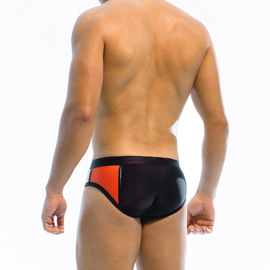 Bañador Deportivo con Detalles de Costura Triangular - Image 10