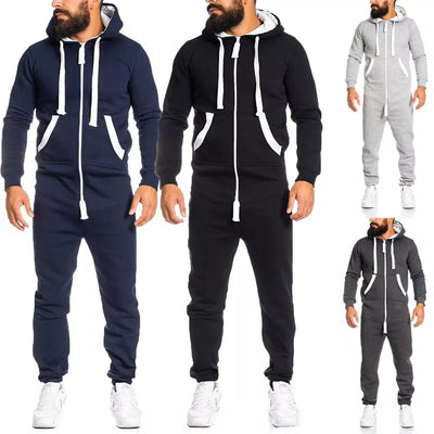 Pijama Enterizo para Hombre con Capucha y Cierre - Image 10