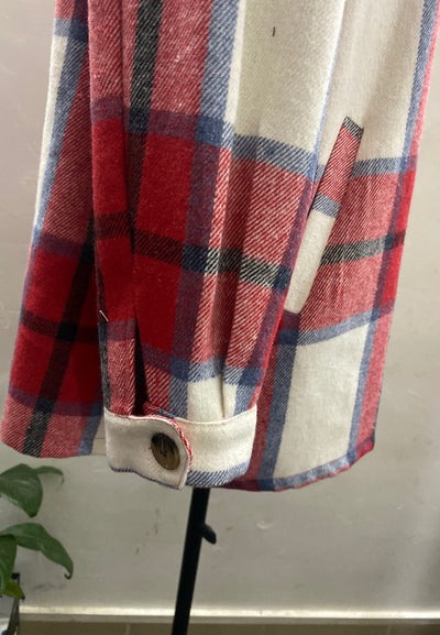 Cardigan de Lana a Cuadros para Mujer - Abrigo Tejido Elegante - Image 9