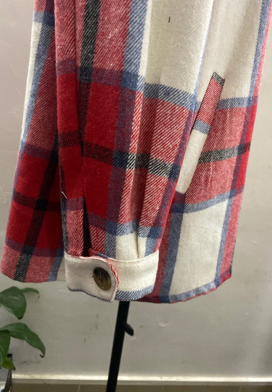 Cardigan de Lana a Cuadros para Mujer - Abrigo Tejido Elegante - Image 9
