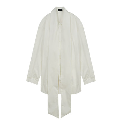 Vestido Camisero de Popelina con Moño para Primavera - Image 11