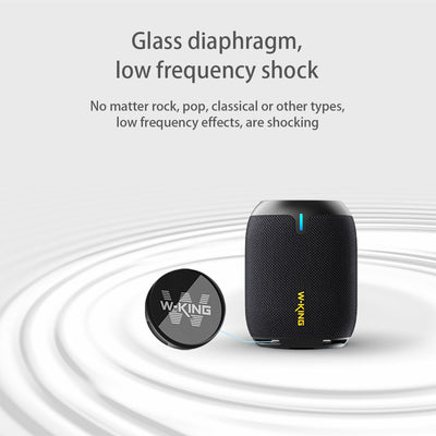 Parlante Bluetooth Portátil con Carga Inalámbrica para Casa y Exterior