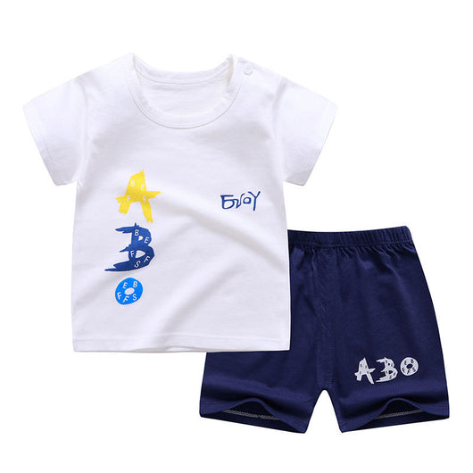 Conjunto Infantil de Algodón con Pantalón Corto para Niño - Image 26
