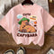 Playera Infantil de Algodón para Verano - Cuello Redondo Manga Corta