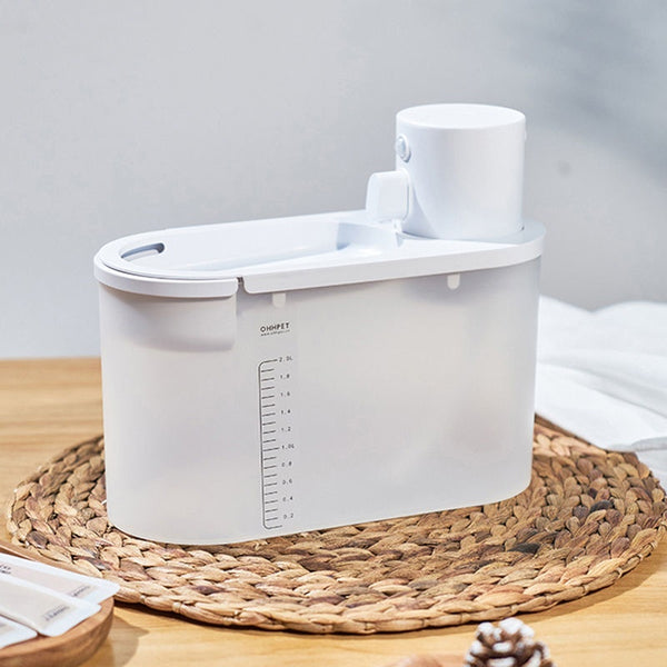 Dispensador Automático de Agua para Mascotas con Carga Inalámbrica
