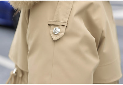 Chaqueta Acolchada Mujer con Cuello de Pelaje y Forro Polar - Image 39
