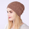 Gorro Tejido Plisado de Lana Polar Unisex