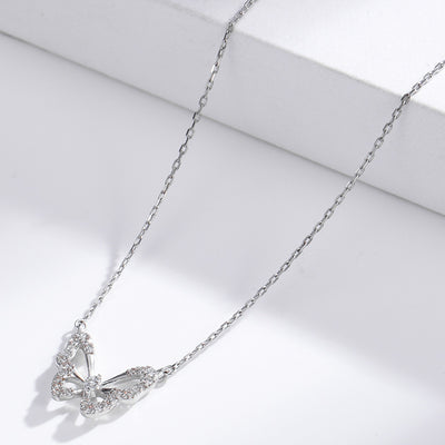 Collar Mariposa Hueco Coreano - Cadena Elegante para Clavícula - Image 9